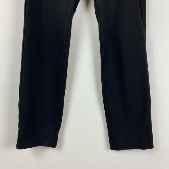 Everlane The Side-Zip Pant Stretch Cotton Black Womens Size 2 - Picture 5 of 10